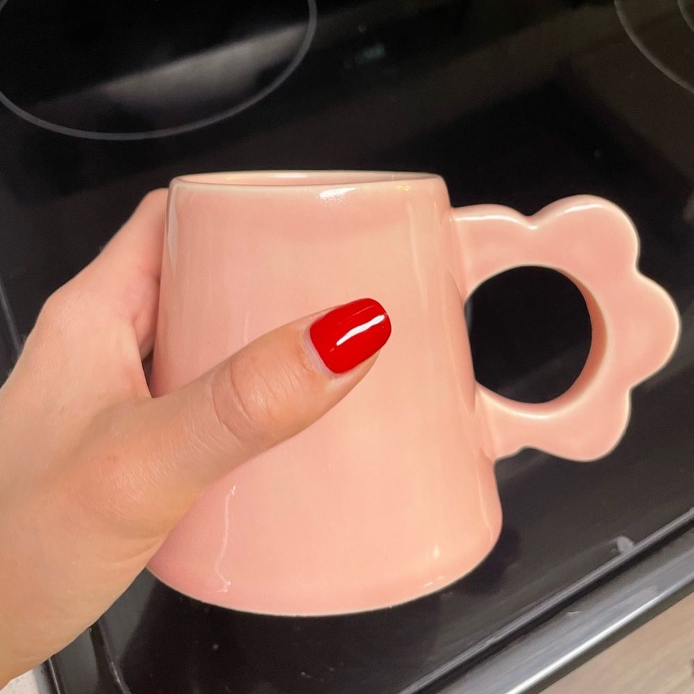 Mud Witch Pink Daisy Mug